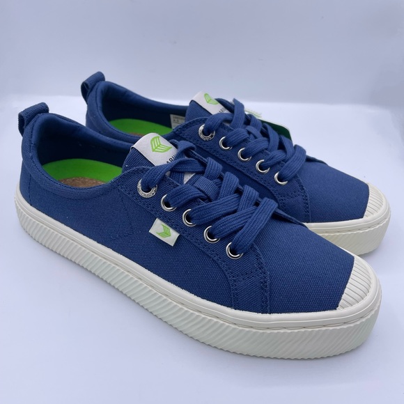 Cariuma unisex oca low shadow blue canvas sneakers Size 6.5Women 5Mens - Picture 3 of 14